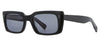 Garrett Leight GL 3030 Sunglasses - Black / Semi-Flat Navy