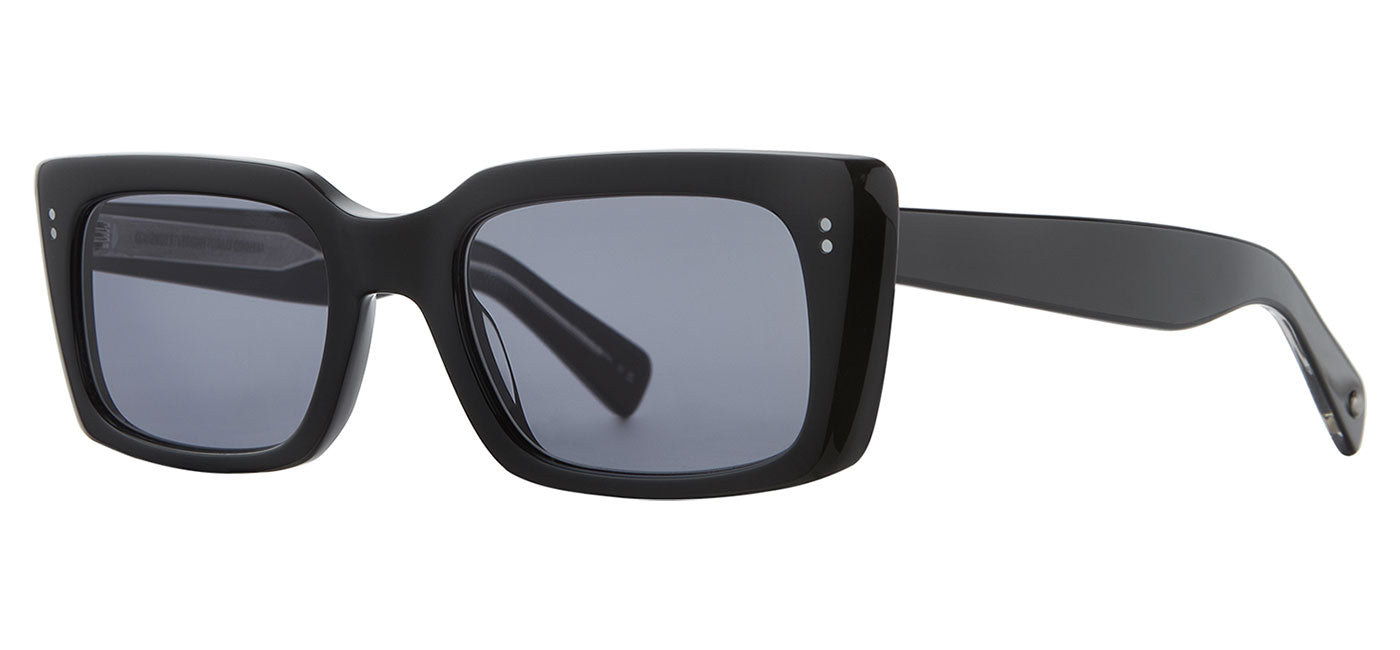 Garrett Leight GL 3030 Sunglasses - Black / Semi-Flat Navy