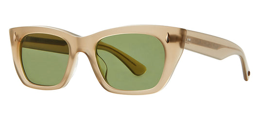 Garrett Leight Webster Sunglasses - Chanterelle / Green