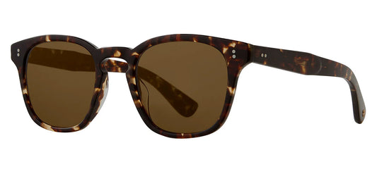 Garrett Leight Ace II Sunglasses - Agate Tortoise / Semi-Flat Pure Coffee