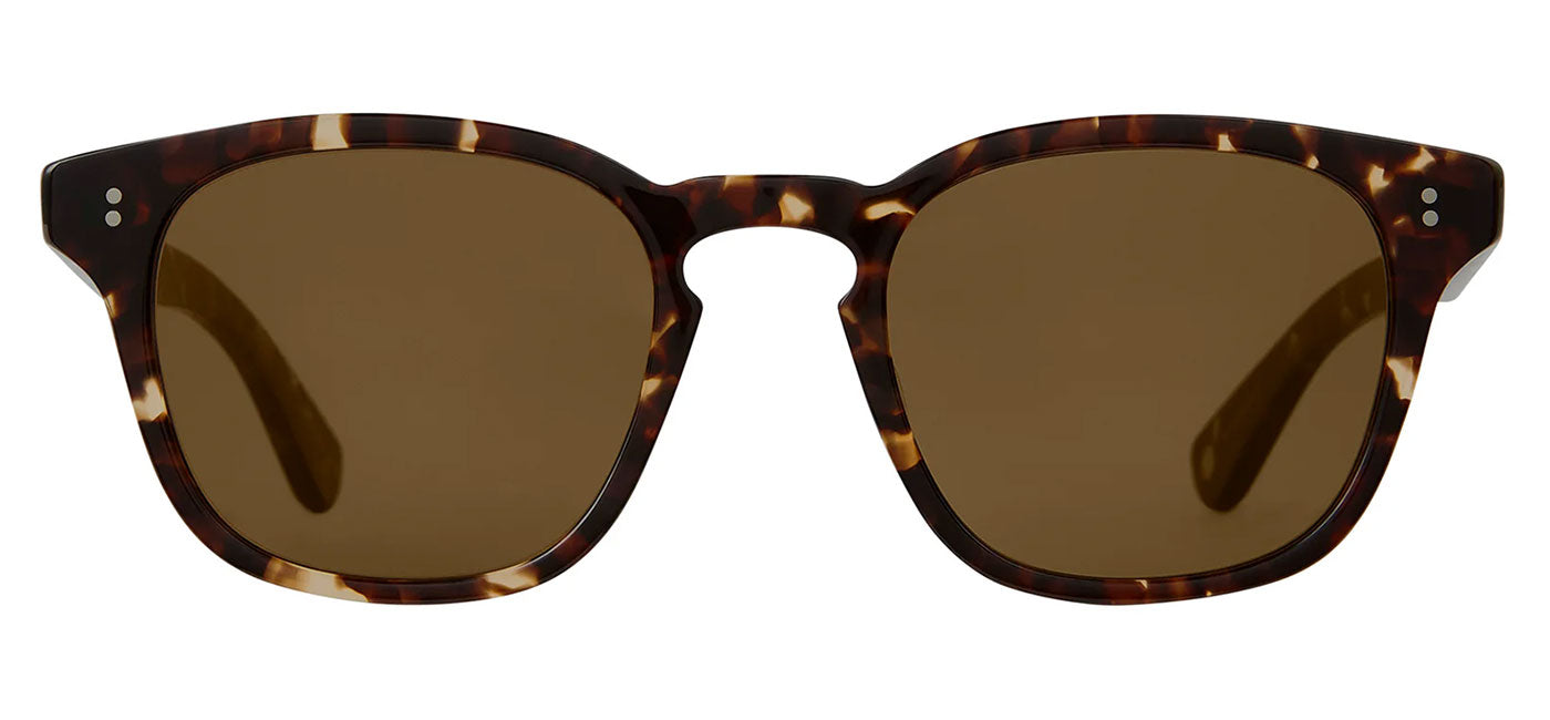 Garrett Leight Ace II Sunglasses - Agate Tortoise / Semi-Flat Pure Coffee