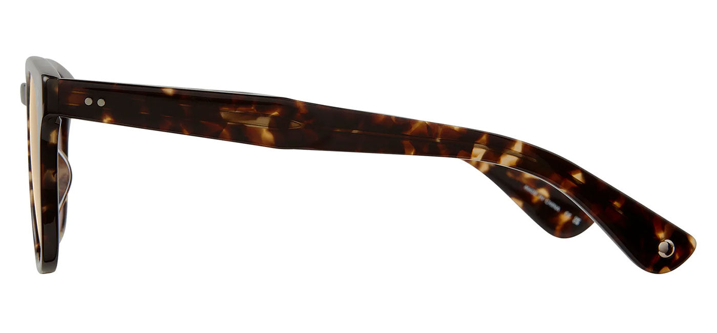 Garrett Leight Ace II Sunglasses - Agate Tortoise / Semi-Flat Pure Coffee
