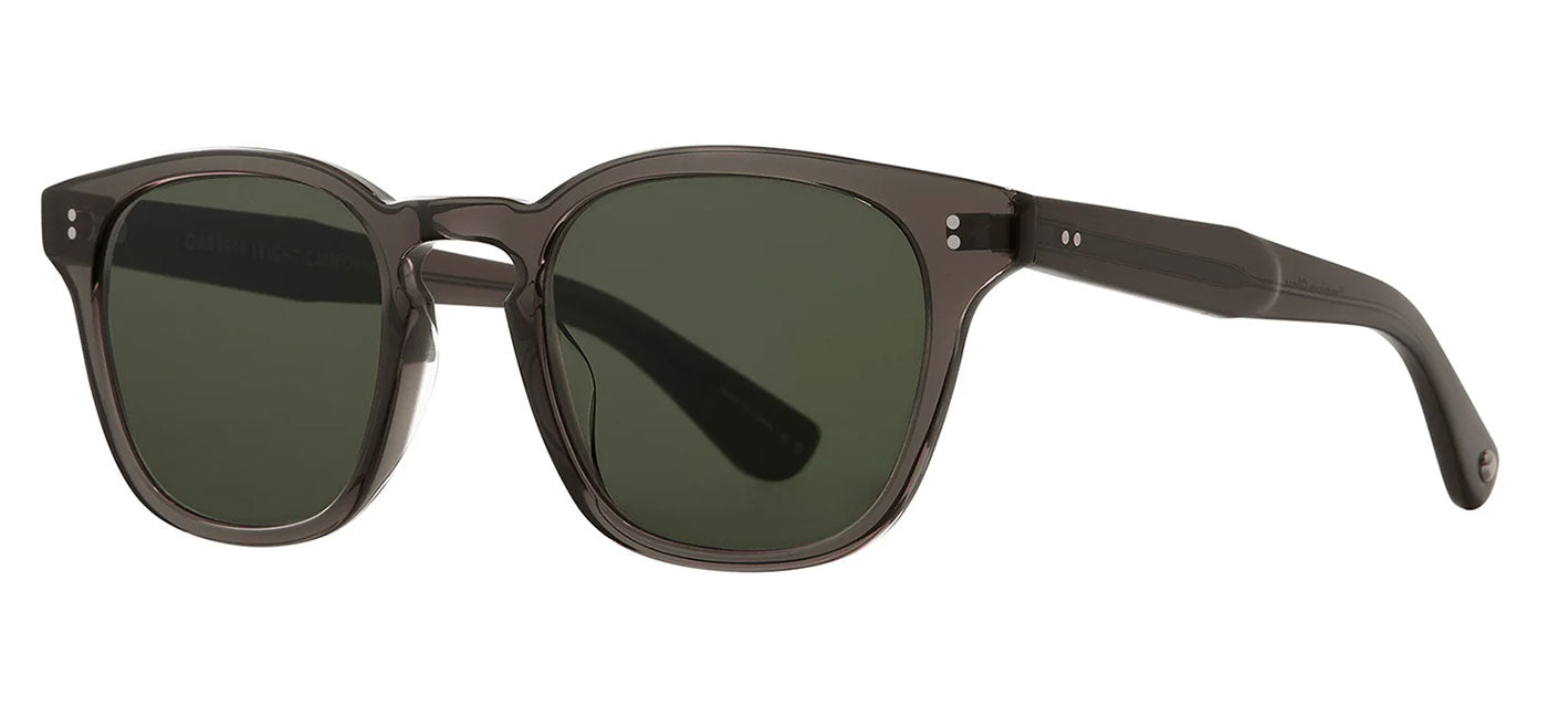 Garrett Leight Ace II Sunglasses - Black Glass / Semi-Flat Pure G15