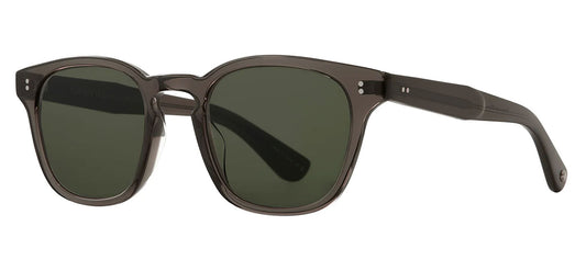 Garrett Leight Ace II Sunglasses - Black Glass / Semi-Flat Pure G15