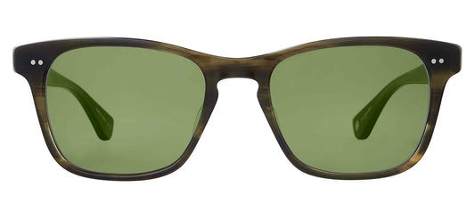Garrett Leight Torrey Sunglasses - Douglas Fir / Green