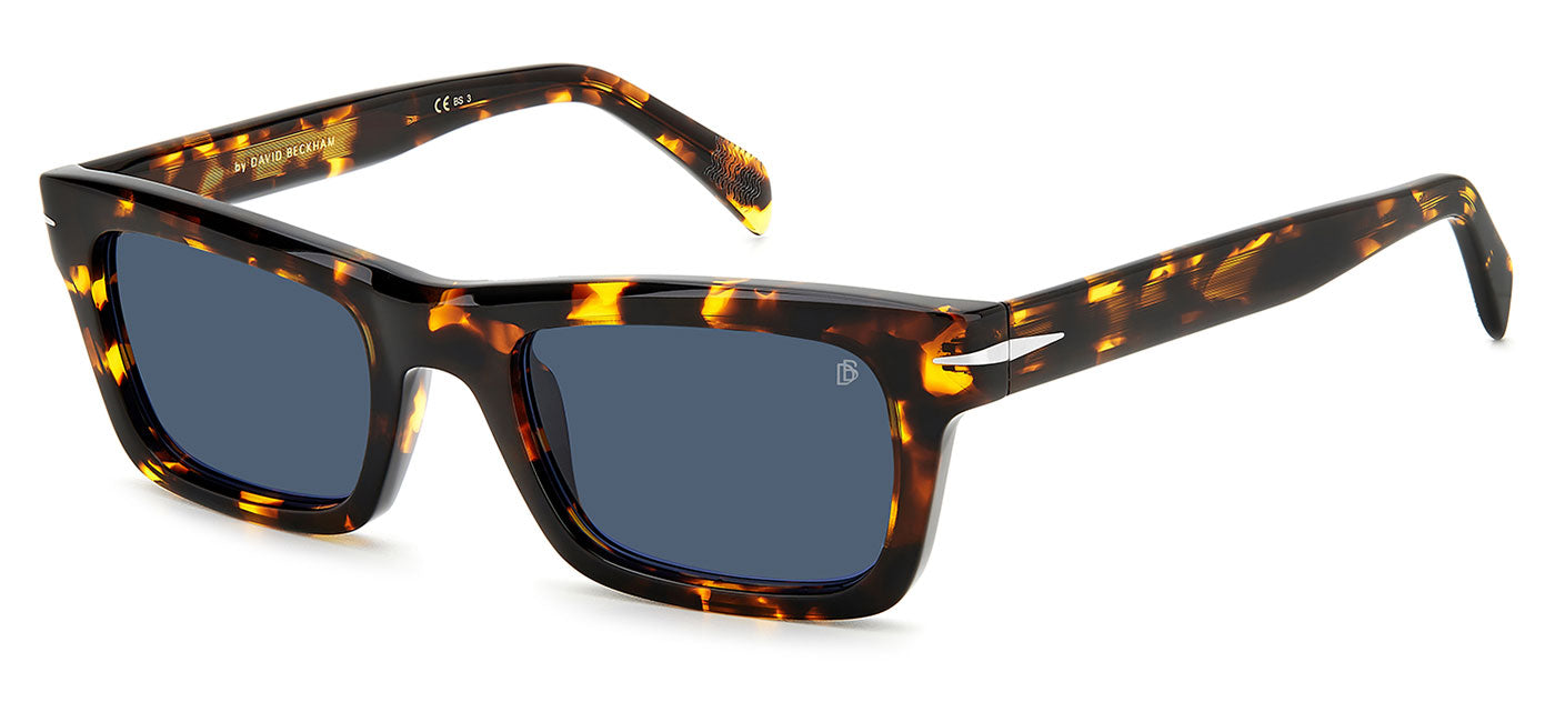 David Beckham DB7091/S Sunglasses - Havana / Blue