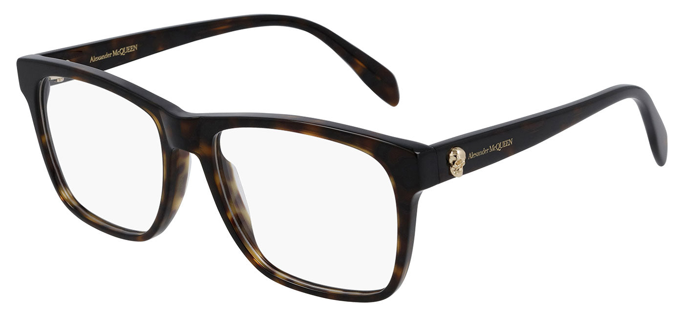 Alexander McQueen AM0282O Glasses - Havana