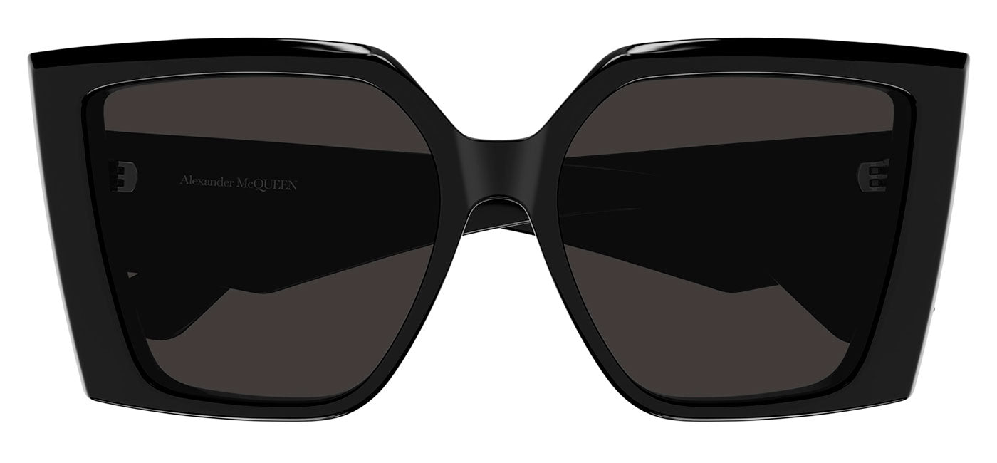 Alexander McQueen AM0467S Sunglasses - Black / Grey