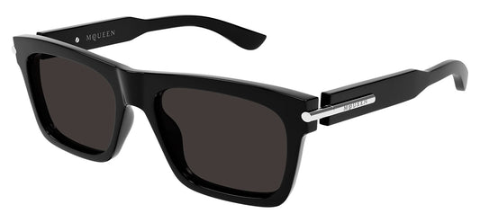 Alexander McQueen AM0495S Sunglasses - Black / Grey