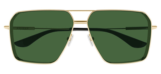 Alexander McQueen AM0500S Sunglasses - Gold / Green