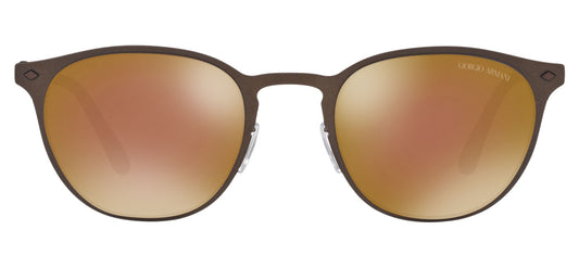 Giorgio Armani AR6062 Sunglasses - Matte Brown & Tortoise / Brown Mirror