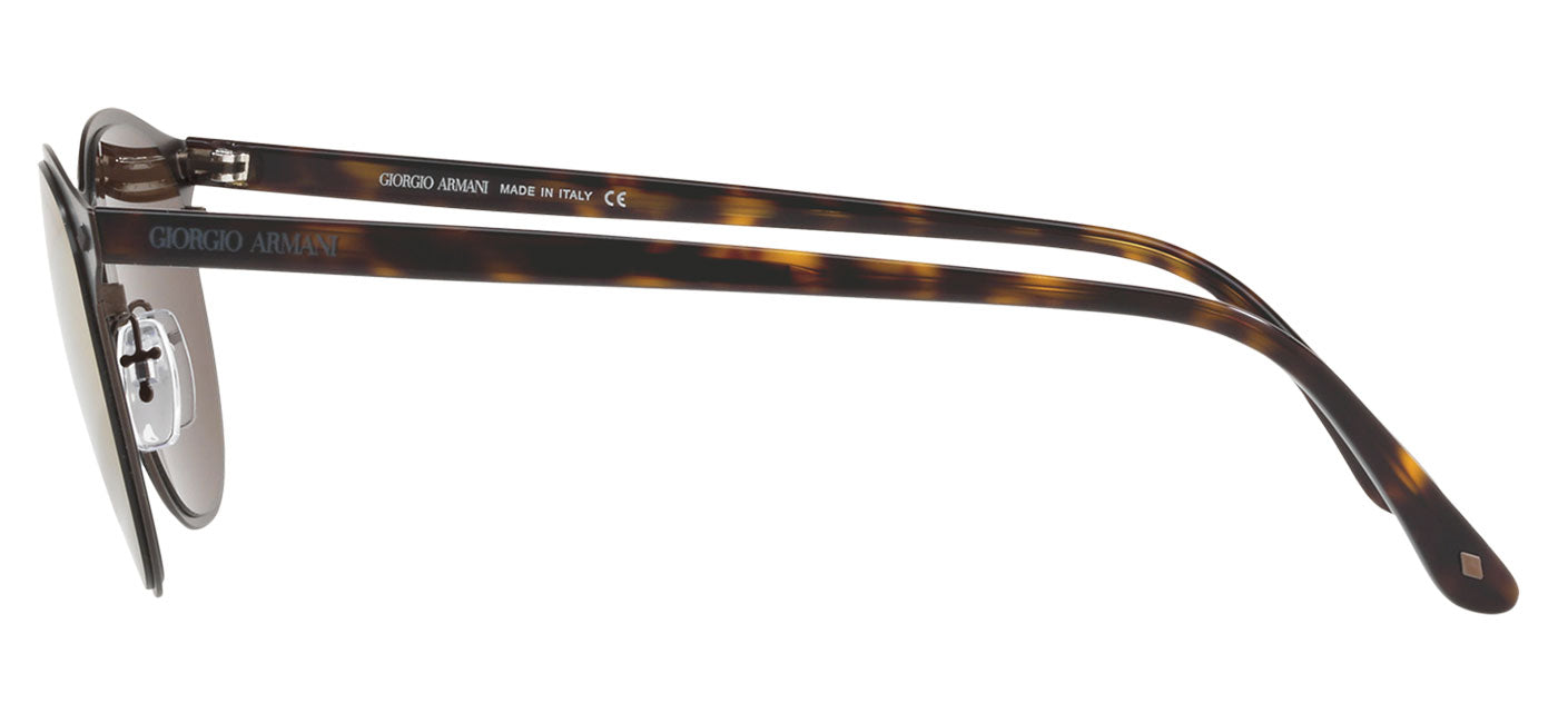 Giorgio Armani AR6062 Sunglasses - Matte Brown & Tortoise / Brown Mirror