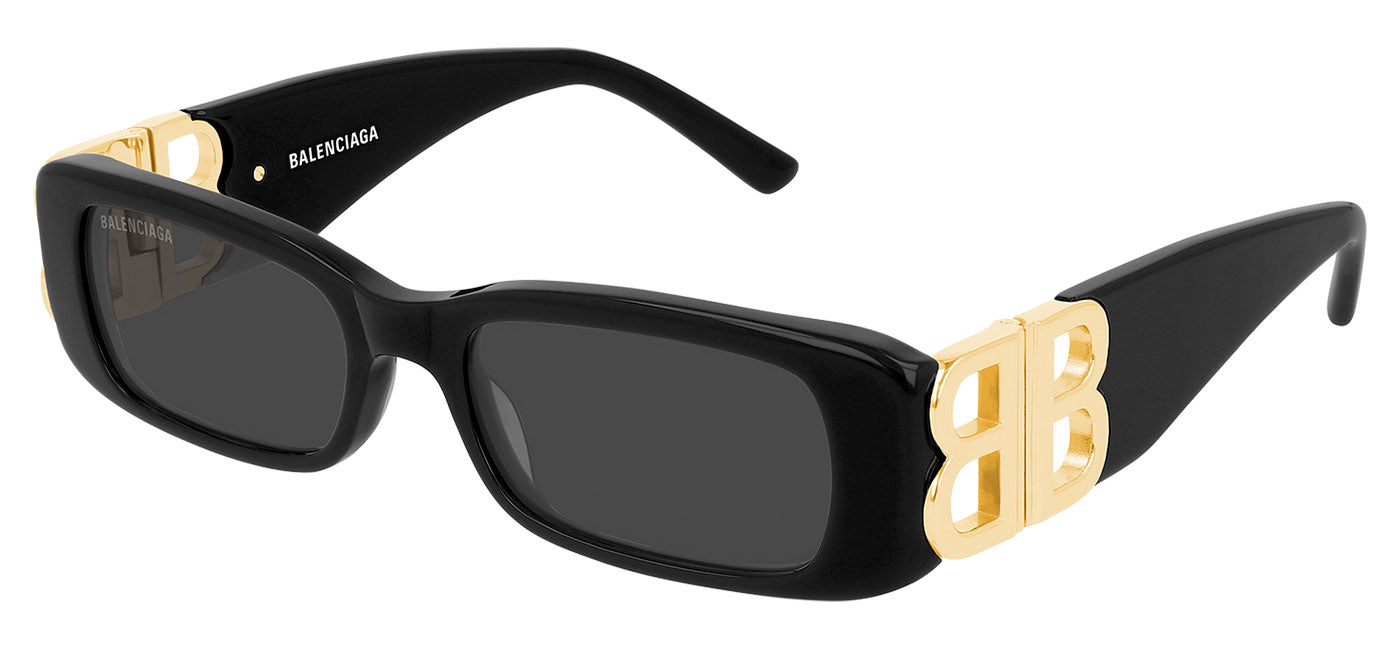Balenciaga BB0096S Sunglasses - Black / Grey