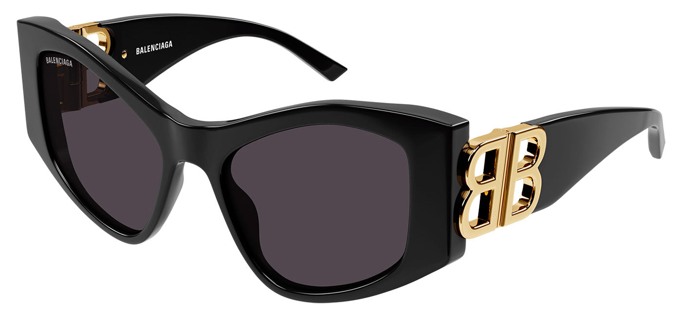 Balenciaga BB0287S Sunglasses - Black / Grey