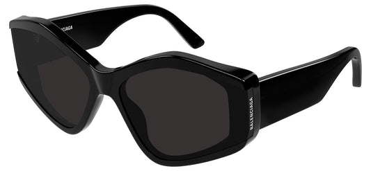 Balenciaga BB0302S Sunglasses - Black / Grey