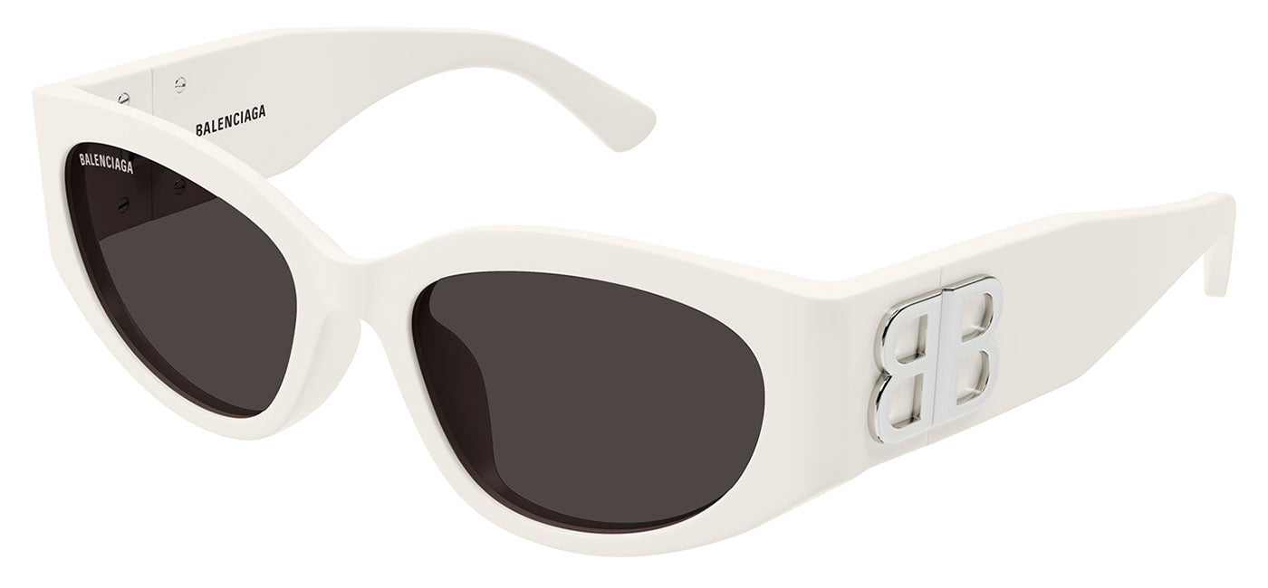 Balenciaga BB0324SK Sunglasses - White / Grey