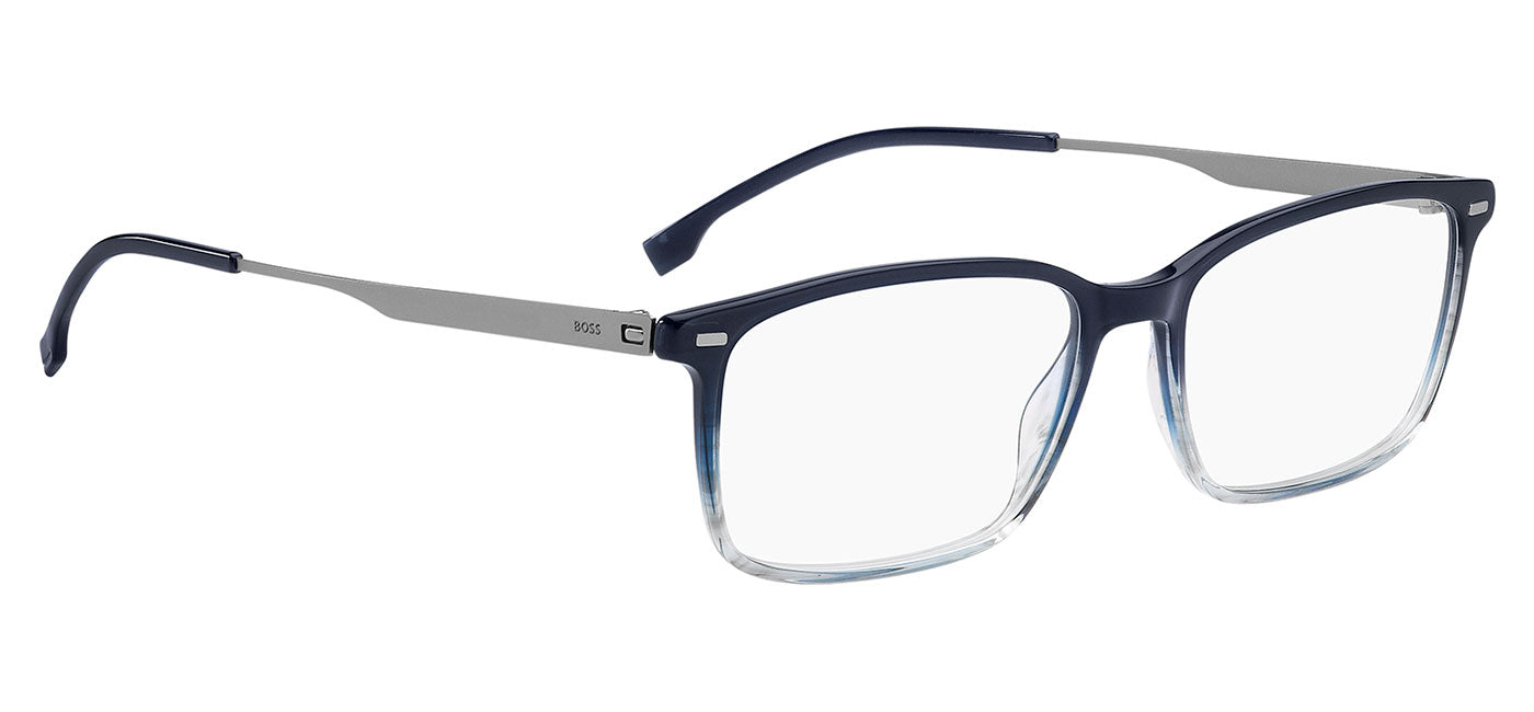 Hugo Boss 1643 Glasses - Blue Horn Ruthenium