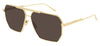 Bottega Veneta BV1012S Sunglasses - Gold / Brown