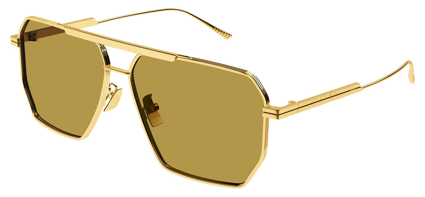 Bottega Veneta BV1012S Sunglasses - Gold / Light Brown