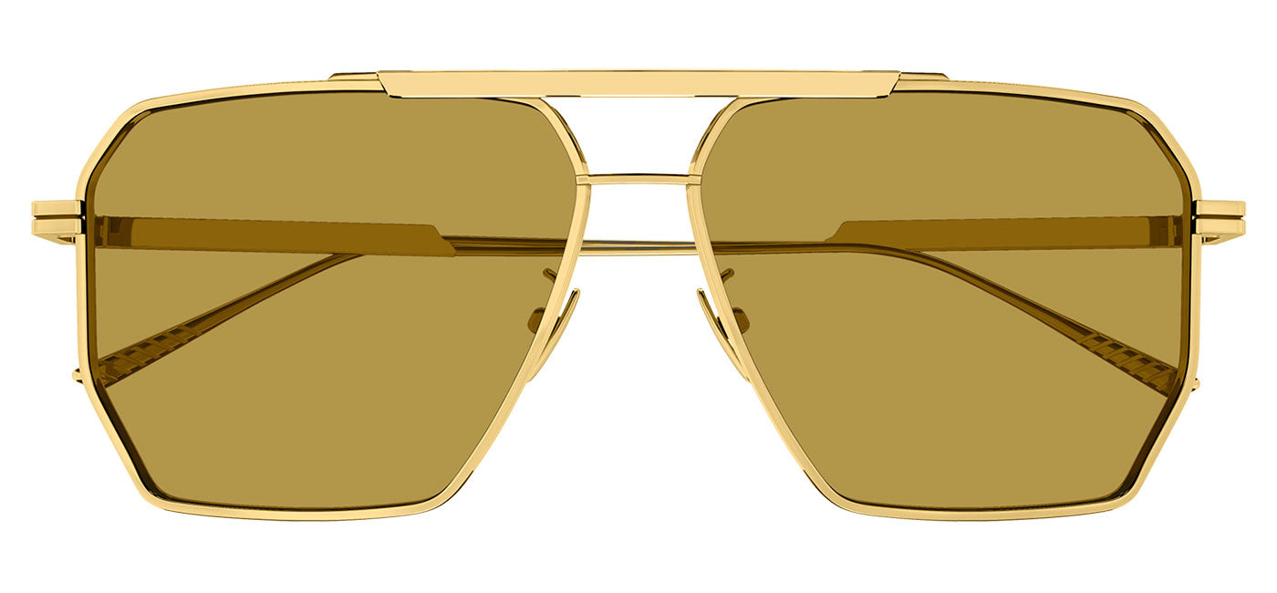 Bottega Veneta BV1012S Sunglasses - Gold / Light Brown