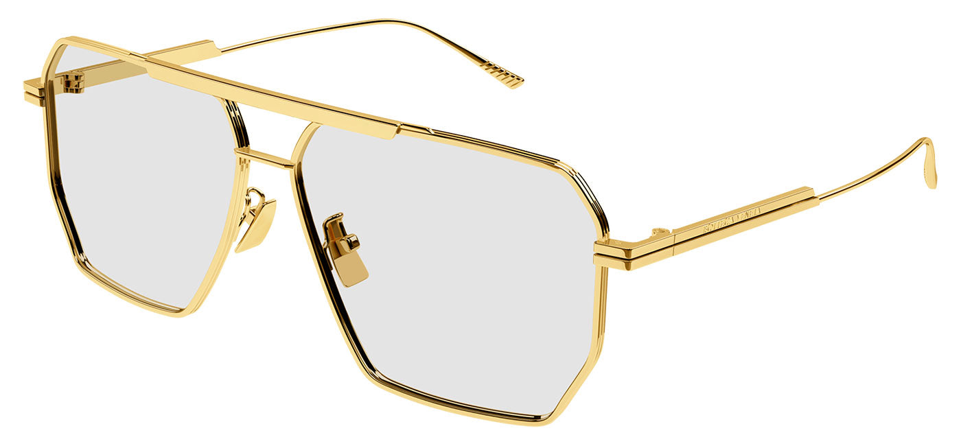 Bottega Veneta BV1012S Sunglasses - Gold / Clear UV