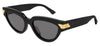 Bottega Veneta BV1035S Sunglasses - Black / Grey