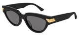 Bottega Veneta BV1035S Sunglasses - Black / Grey