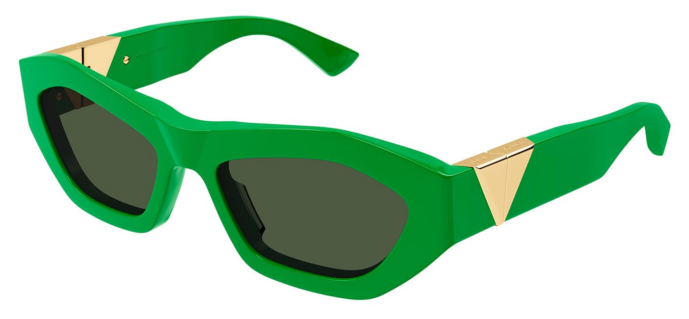 Bottega Veneta BV1221S Sunglasses - Green / Green