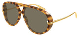 Bottega Veneta BV1274S Sunglasses - Havana / Brown