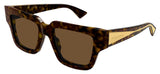 Bottega Veneta BV1276S Sunglasses - Havana / Brown