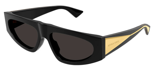 Bottega Veneta BV1277S Sunglasses - Black / Grey
