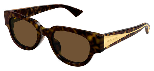 Bottega Veneta BV1278SA Sunglasses - Havana / Brown