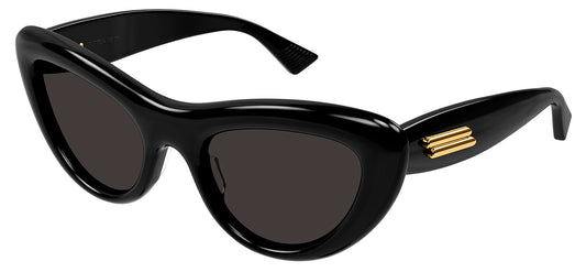 Bottega Veneta BV1282S Sunglasses - Black / Grey