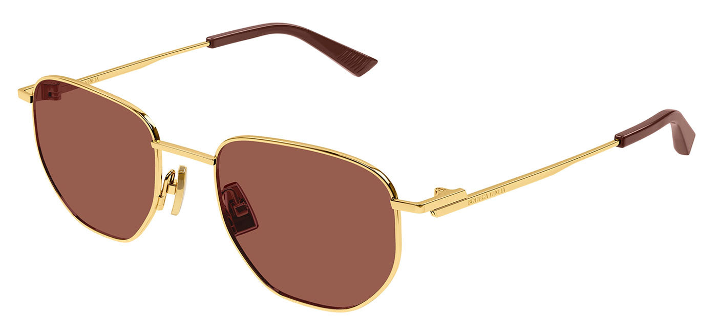 Bottega Veneta BV1301S Sunglasses - Gold / Brown