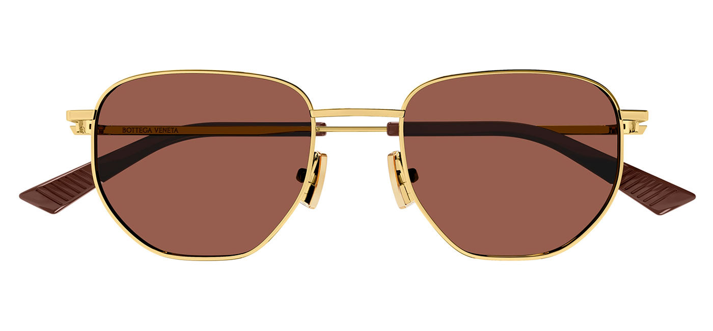 Bottega Veneta BV1301S Sunglasses - Gold / Brown
