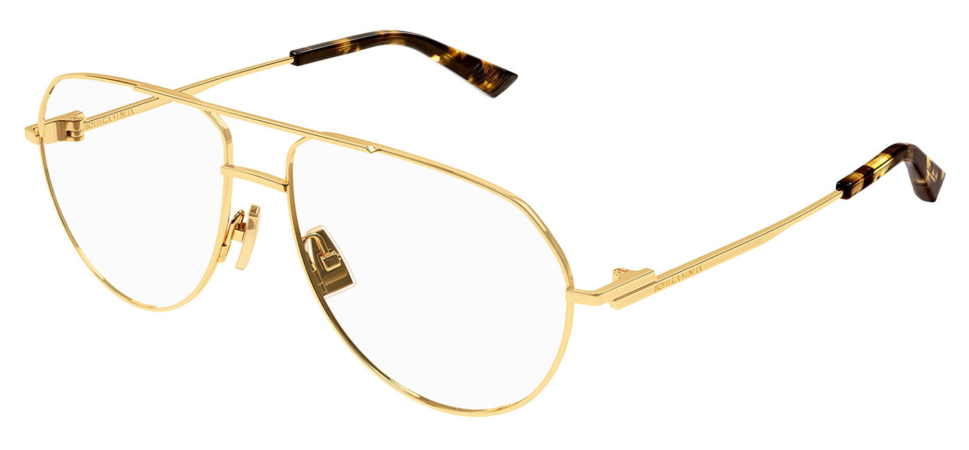 Bottega Veneta BV1302O Glasses - Gold