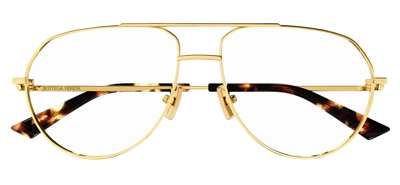 Bottega Veneta BV1302O Glasses - Gold