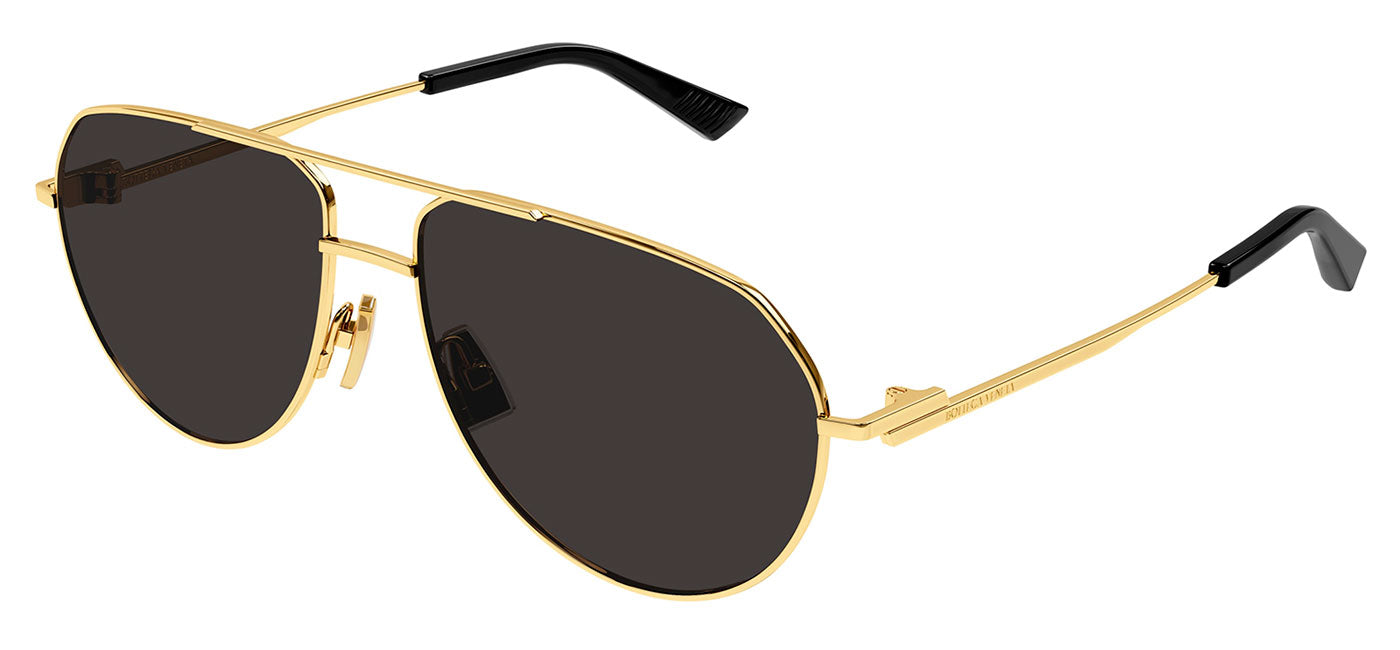 Bottega Veneta BV1302S Sunglasses - Gold / Grey