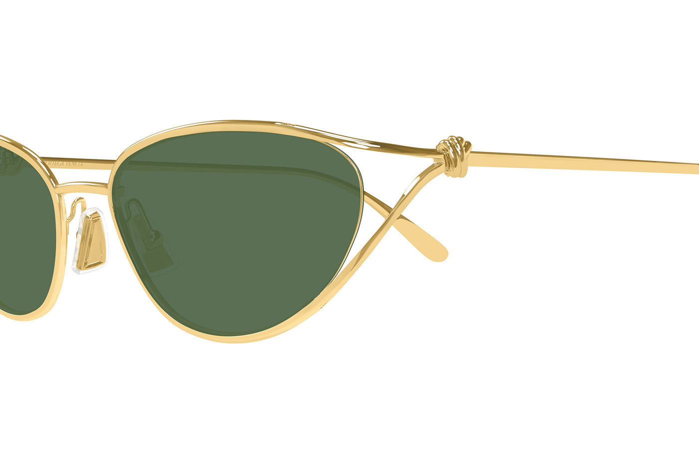 Bottega Veneta BV1330S Sunglasses - Gold / Green