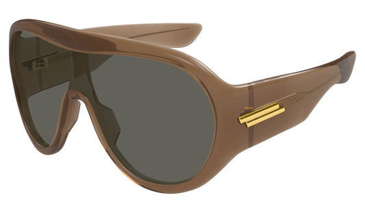 Bottega Veneta BV1345S Sunglasses - Brown / Grey
