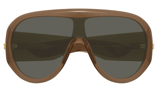 Bottega Veneta BV1345S Sunglasses - Brown / Grey