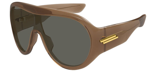 Bottega Veneta BV1345S Sunglasses - Brown / Grey