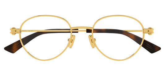 Bottega Veneta BV1382O Glasses - Gold