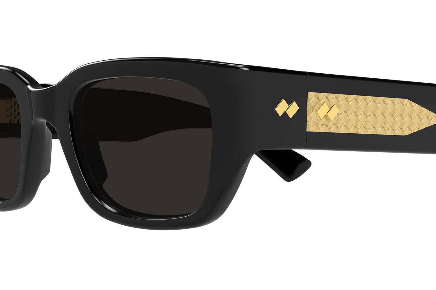 Bottega Veneta BV1400S Sunglasses - Black / Grey