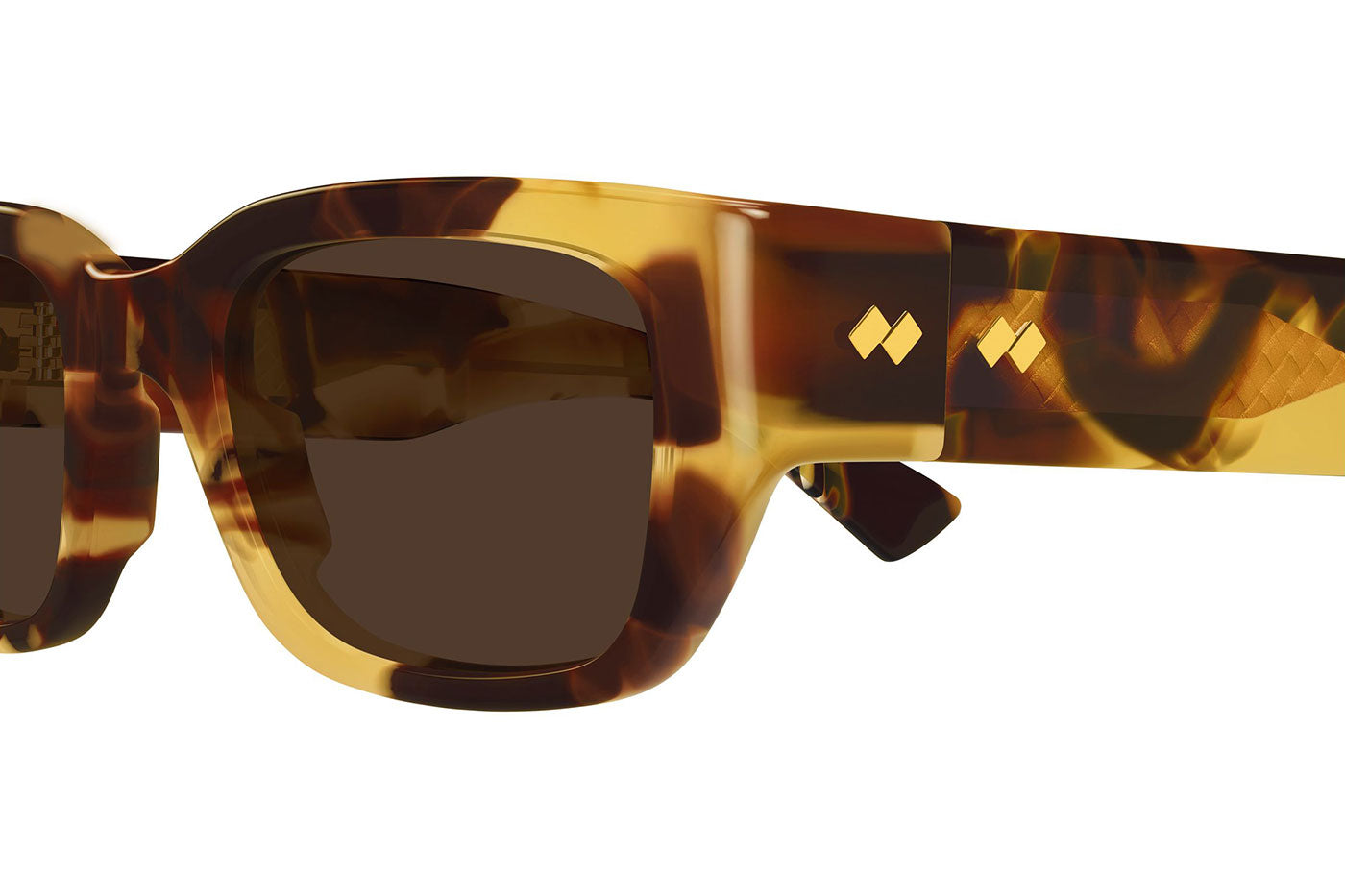 Bottega Veneta BV1400S Sunglasses - Havana / Brown