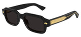 Bottega Veneta BV1442S Sunglasses - Black / Grey