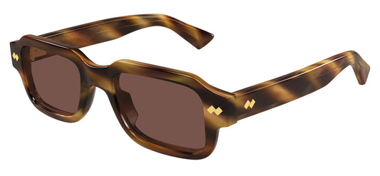 Bottega Veneta BV1442S Sunglasses - Havana / Brown