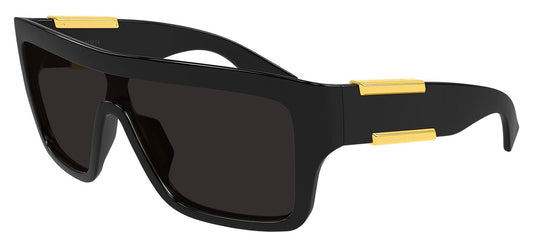 Bottega Veneta BV1451S Sunglasses - Black / Grey