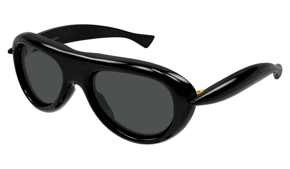 Bottega Veneta BV1483S Sunglasses - Black / Grey