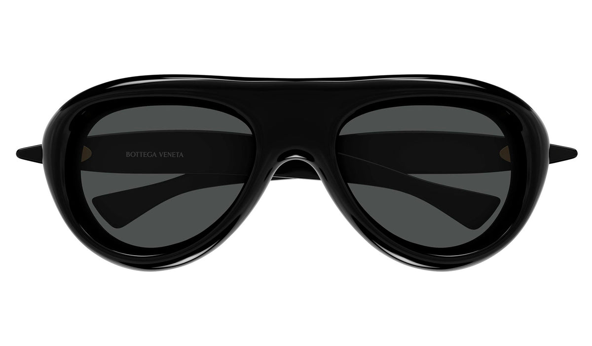 Bottega Veneta BV1483S Sunglasses - Black / Grey